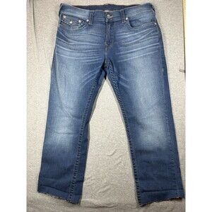 True Religion Section Skinny Flap Pocket Men’s Blue Jeans Size‎ *ALTERED 36x26